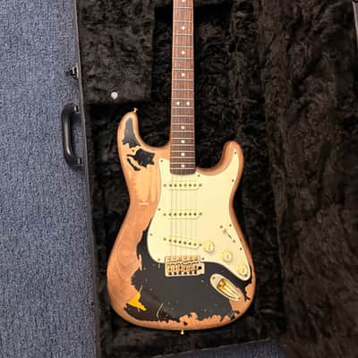 Custom John Mayer BLK1 Fender 60s neck jazzy cat pickups Luthier made 2020 Black image 1