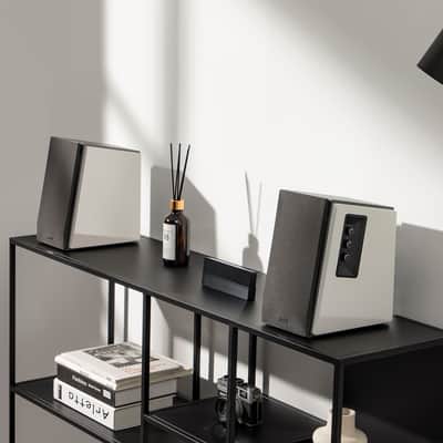 Edifier R1700BT Bluetooth Bookshelf Speakers - Powered 2.0 Active White Speaker image 5