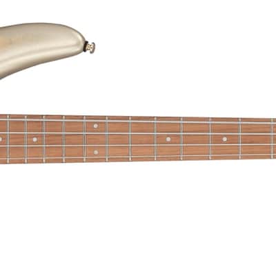 Ibanez SR400EDX 4-String Poplar Burl Electric Bass Guitar, Jatoba Fingerboard, Mars Gold Metallic Burst image 2