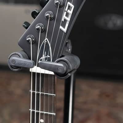 ESP LTD James Hetfield Signature Snakebyte Electric Guitar - Satin Black with Hardshell Case image 5
