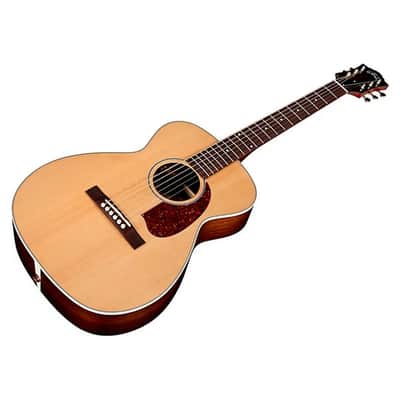 Guild M-50E Standard Concert Acoustic-Electric Guitar, Natural, w/ Case image 7