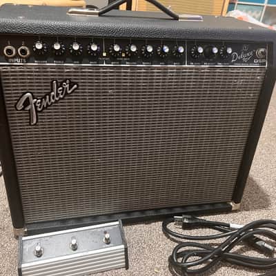 Fender Deluxe 90 2-Channel 90-Watt 1x12" Solid State Guitar Combo 1999 - 2002 - Black image 1