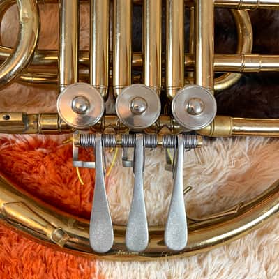 C.G. Conn LTD Single French Horn Key Of F With Case (Tested/Plays Well) image 4