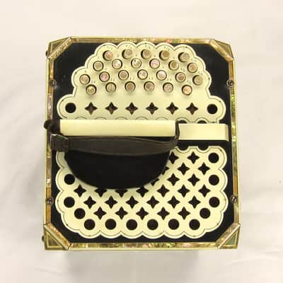 Patek 104 Key Triple Reed Bandoneon Chemnitzer Concertina, Key of C, Original Case, Overhauled image 7