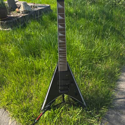 New Jackson King V KVX7 7 String 2025-2026 - Satin Black/Gray Bevels image 4