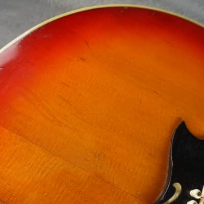 Morales M350 Jumbo Acoustic Japan Sunburst w/ Hard Case image 8