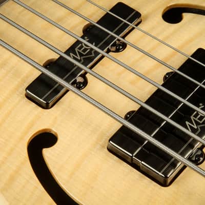 2023 Warwick Custom Shop Masterbuilt Infinity Flamed Maple 5 String - Natural Transparent High Polish image 14