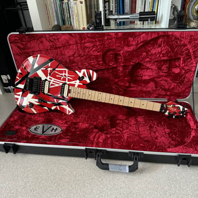 EVH WOLFGANG LIMITED EDITION 2015 - Red - Black - White Striped Eddie Van Halen Custom shop image 8