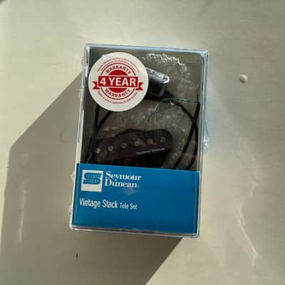 Seymour Duncan STK-T1n / STK-T3b Vintage Stack Tele Pickup Set 2010s - Black/Chrome image 1