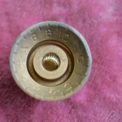 Vintage 1960s Gibson Gold Reflector Knob Set ES-335 SG Standard Custom Les Paul image 11