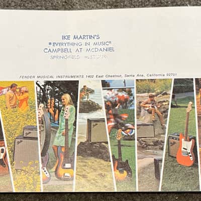 Fender Product Catalog 1968 image 4