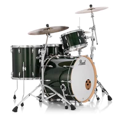 Pearl PMX Professional Series 3-Piece Drum Shell Pack - 22x16 Bass, 16x16 Tom, 12x8 Tom - Emerald Mist image 2