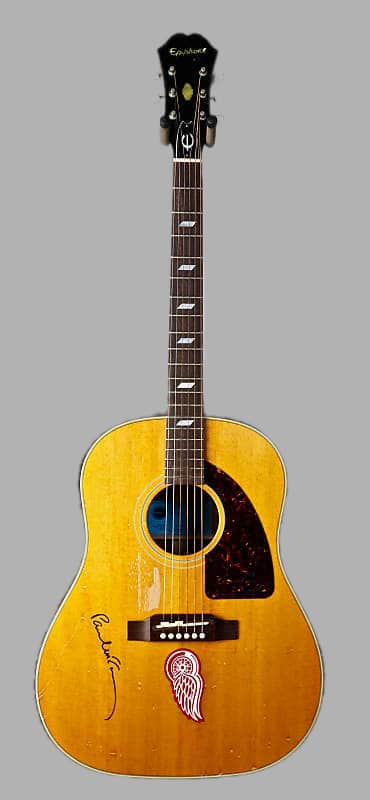 Epiphone Limited Edition Paul McCartney Aged Texan Acoustic [Played & Signed by Paul McCartney] 2005 image 1