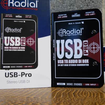 Radial USB-Pro Stereo Laptop DI Box- Black image 1
