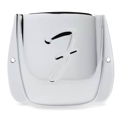 Cubre puente para bajo Vintage-Style Jazz Bass F Bridge Cover Chrome image 1