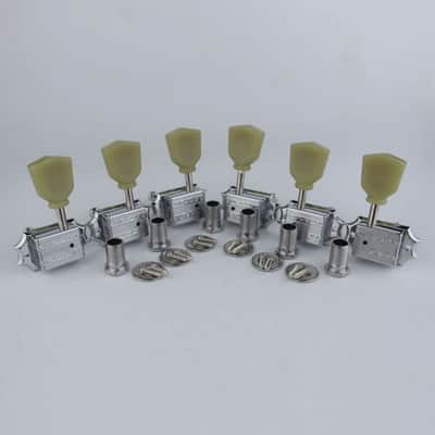 vintage style guitar tuners-Nickel image 5