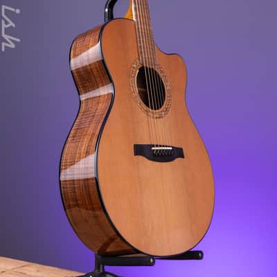 PRS Private Stock Acoustic Angelus Cutaway Cedar Top Walnut Back/Side image 4