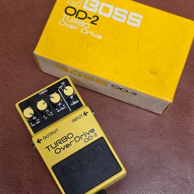 Vintage Boss OD-2 Turbo Overdrive (1987) - Rare MIJ Black Label - With Original Box image 3