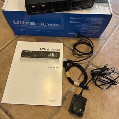MOTU UltraLite-mk5 USB-C Audio Interface 2021 - Present Black image 1
