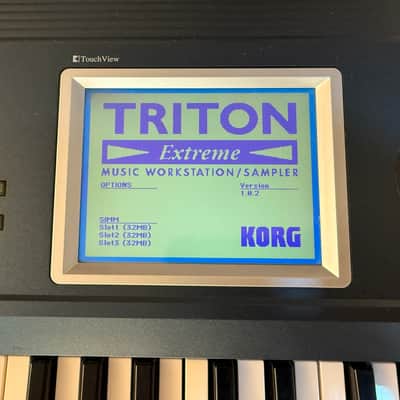 Korg Triton Extreme 76-Key 120-Voice Polyphonic Workstation 2005 - 2009 - Black image 2