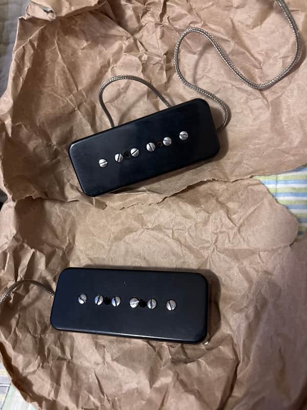 Seymour Duncan Antiquity P90 Soap-bar pickup set 2020’s - Black image 1