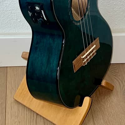 Mint Lanikai QM-BLCET Tenor Ukulele , Great Item Includes Fresh Strings, Deluxe Case & Ships Ultra Fast ! image 5