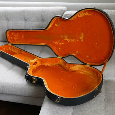 Gibson Lifton Hard Case For Gibson ES-335/345/355/330 1960s - Black/Orange image 8