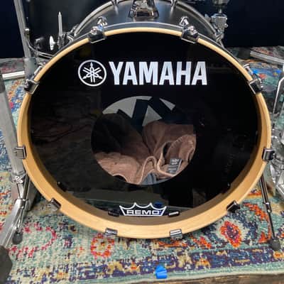 David Garibaldi’s Tower of Power, Yamaha Tour Custom 5-Piece Tour Drum Set Complete with Rack, Hardware and Cases. Authenticated! 2020 - Licorice Satin image 15