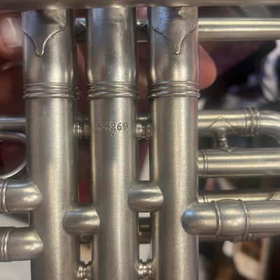HN White King Silver Cornet +attachments image 2
