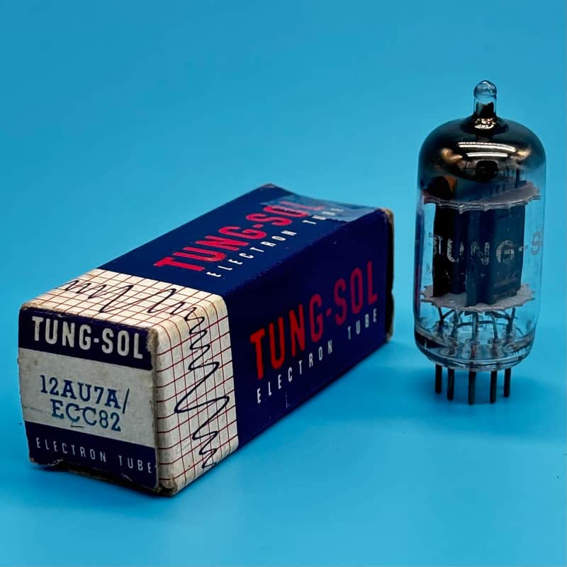 1960s Tung Sol 12AU7A ECC82 Vintage Long Plate Getter Preamp Tube! T338 image 1