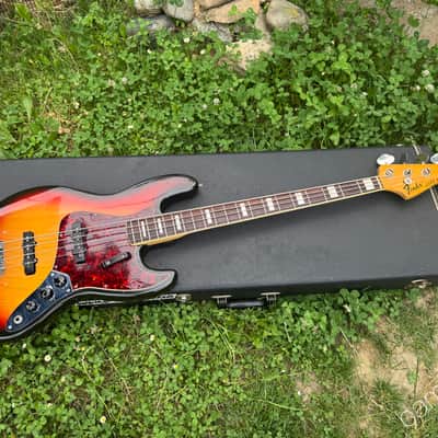 1973 Fender Jazz Bass - Rosewood Fretboard - Sunburst - OHSC image 21