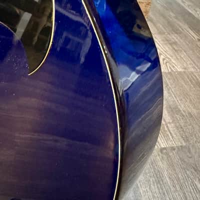 1998 Gibson EC-10 Standard Acoustic/ Electric Beale Street Blue Lacquer image 6