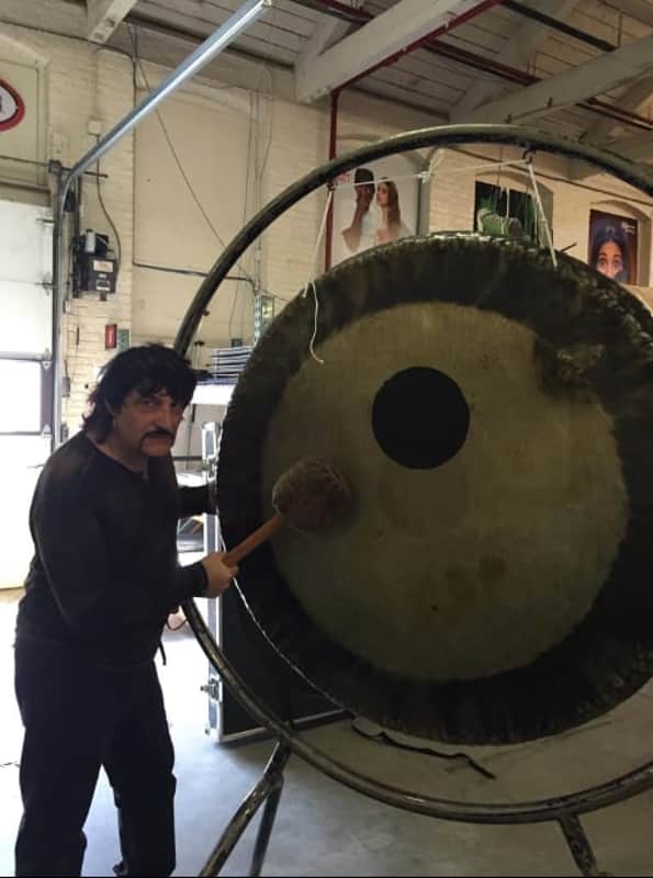 Carmine Appice's Paiste 52” Gong, Beck, Rod, Ozzy, Nugent. Authenticated 1973 image 1
