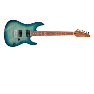 IBANEZ AZ24S1F-TXB Transparent Turquoise Burst image 2