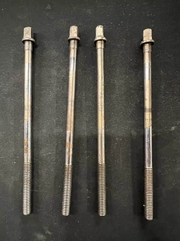 Slingerland 4-1/2" Chrome Tension Rods Vintage 1960's 4pk image 1