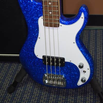 G&L Kiloton 2016 Blue Metal Flake 4-String Bass Guitar USA Made w/ HSC, COA & Build Sheet image 1