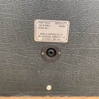 Marshall 1935A 1980's - Black elephant tolex - Celestion Heritage G12H and Greenback speakers image 4