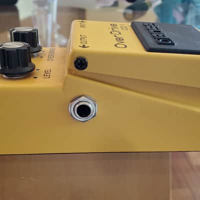 Boss OD-1 Over Drive (Black Label) 1989 - Yellow image 6