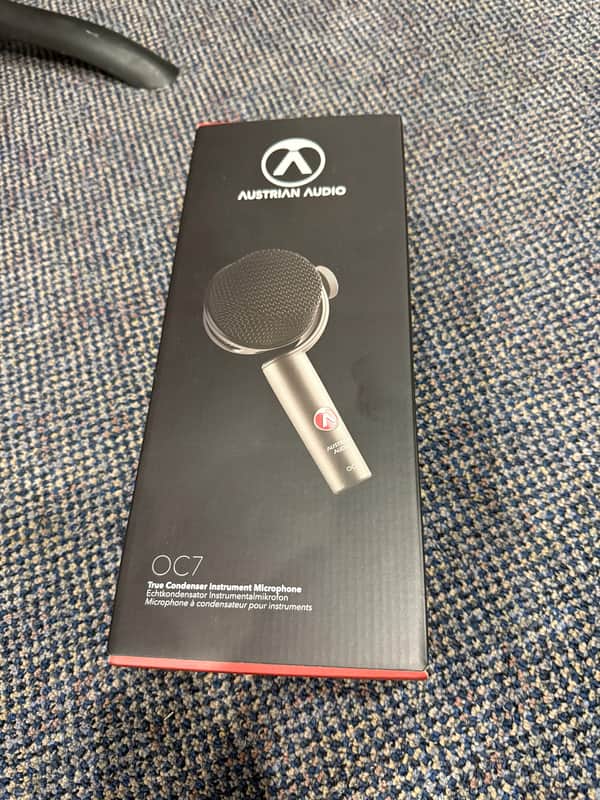 Austrian Audio OC7 Cardioid Small-Diaphragm Condenser Microphone 2022 - Present - Nickel image 1