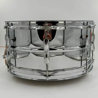 Premier 14” x 6.5” 1026 Snare Drum 1984-1986 - Chrome image 10