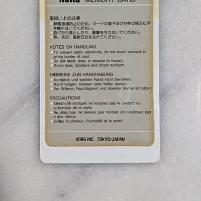 Korg M1 Sound Source Unlimited New World Collection ROM Memory Card image 2