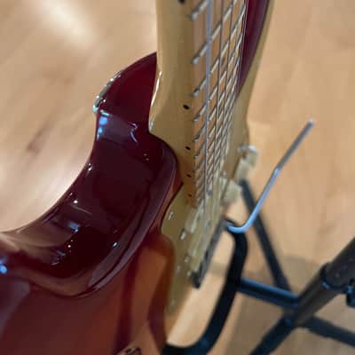 Fender Partscaster: American Deluxe Stratocaster & Strat Plus Deluxe - Cherry Sunburst image 15