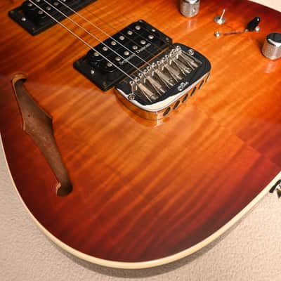 G&L ASAT Deluxe Semihollow with Birdseye Maple Neck - Tobacco Sunburst (2000) image 5