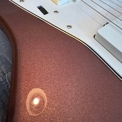 2002 Fender Japan CIJ JM66-80 BMT Jazzmaster Burgundy Mist Matching Headstock Rare Color #12/120, Recent Refret image 3