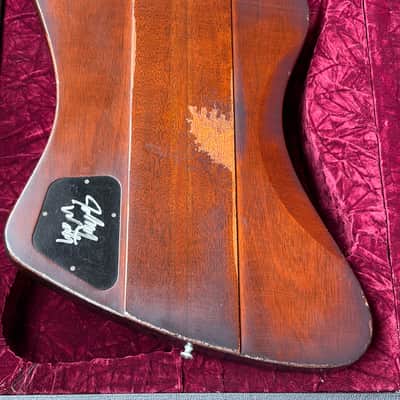Johnny Winter Signature 1963 Firebird V Tom Murphy Aged Sunburst image 10