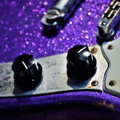 Fender Mustang American Relic Custom  2013 Purple Sparkle HH image 4