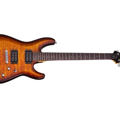 Schecter C-6 Plus Vintage Sunburst #444 image 2