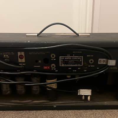 Ampeg V-4 100-Watt Guitar Head with Reverb 1970 - 1980 - Black image 7