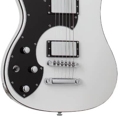 Schecter Stargazer-6 Electric Guitar. Left Handed Gloss White image 2