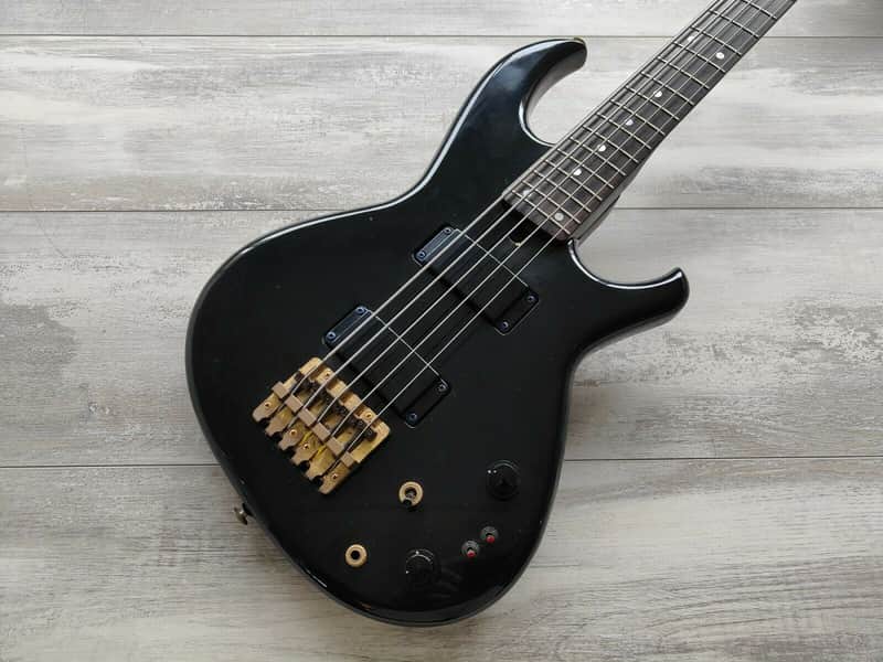 1984 Aria Pro II Japan RSB Deluxe 5-String Bass (Black) | Reverb